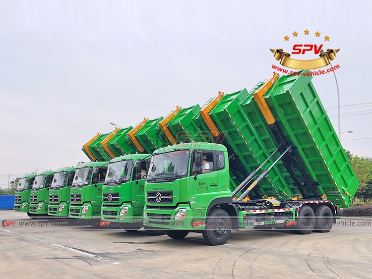 20 CBM Hook Loader Garbage Truck Dongfeng - Batch 2 - 6 untis to Africa - LF